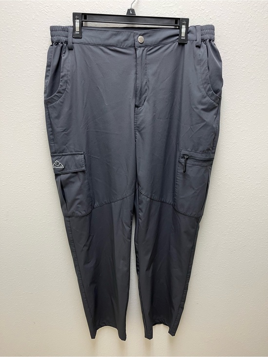 Outdoor Sports Other - OUTDOOR SPORTS Men's Gray Cargo Pants US 36 Nylon Spandex Pockets Straight Leg